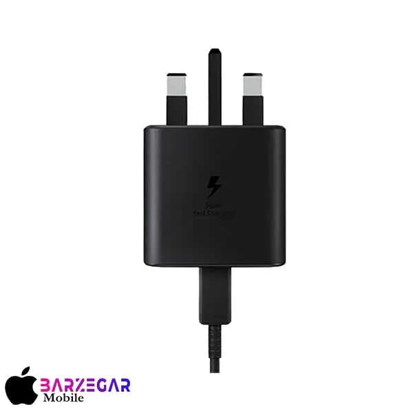 شارژر دیواری 45W سامسونگ مدل Samsung EP-TA845-Vietnam (3 پین) – اصل