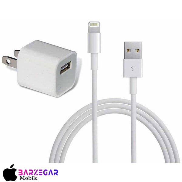 شارژر دیواری آداپتور شارژر 5W آیفون X (2 پین) — تصویر ۳