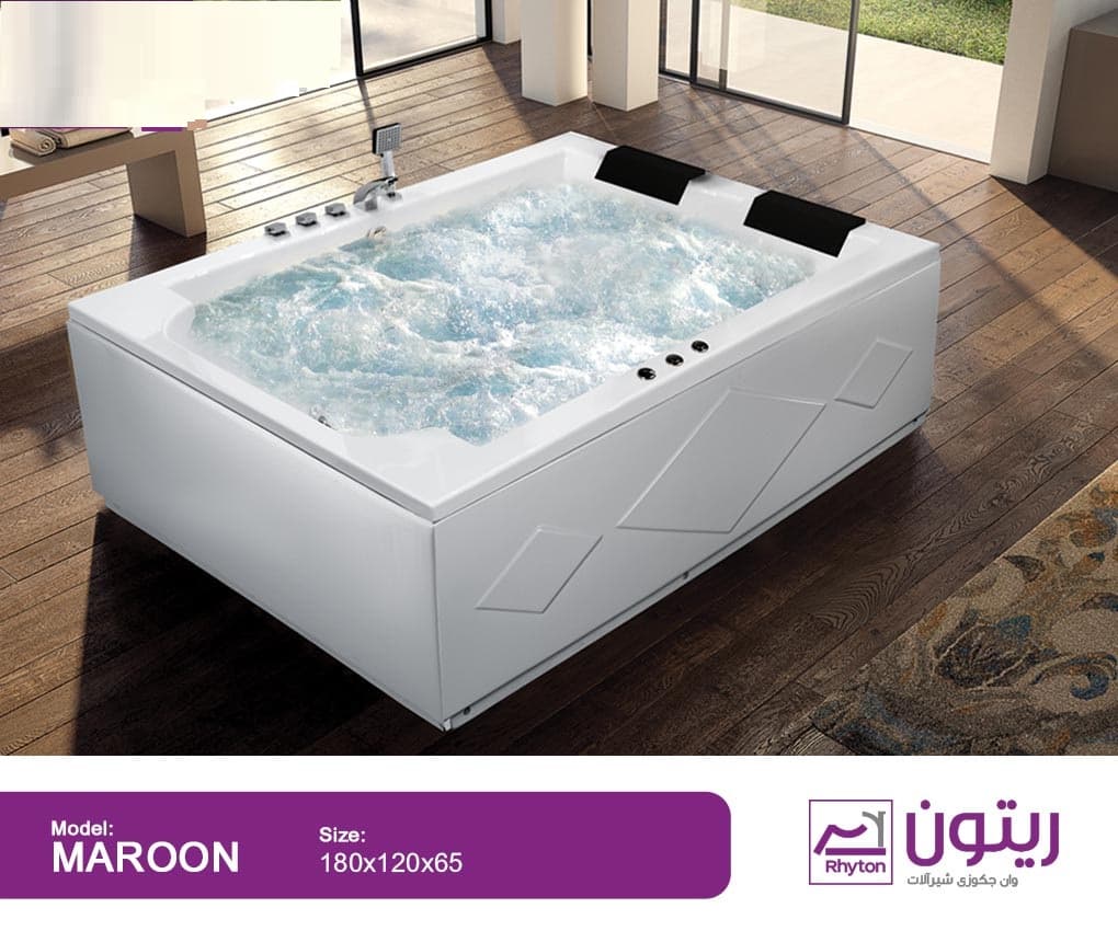 جکوزی ریتون مدل مارون سایز 180*120*60