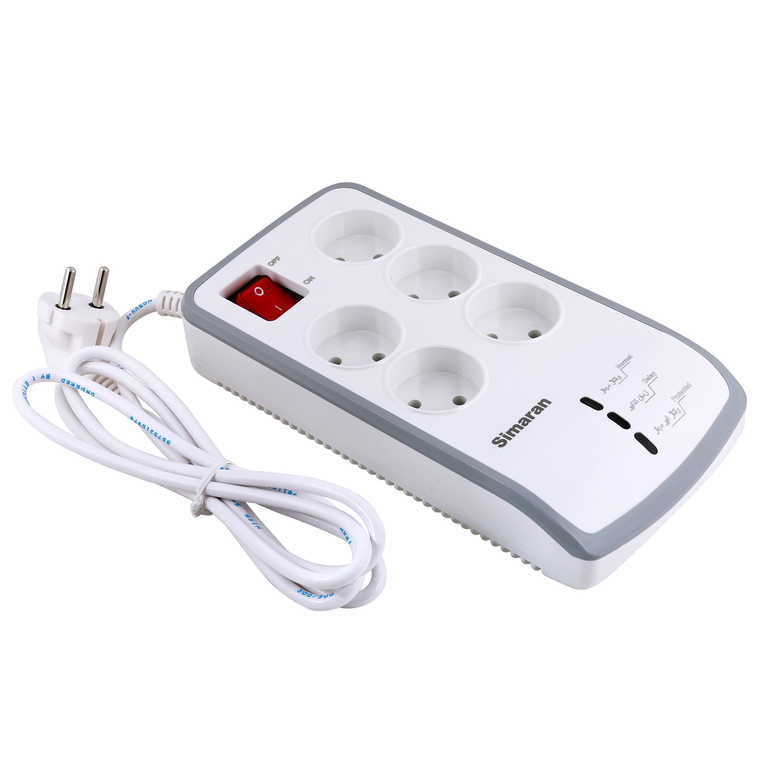 محافظ ولتاژ صوتی و تصویری سیماران مدل SM-525-N طول سیم 1.8 متر — تصویر ۲