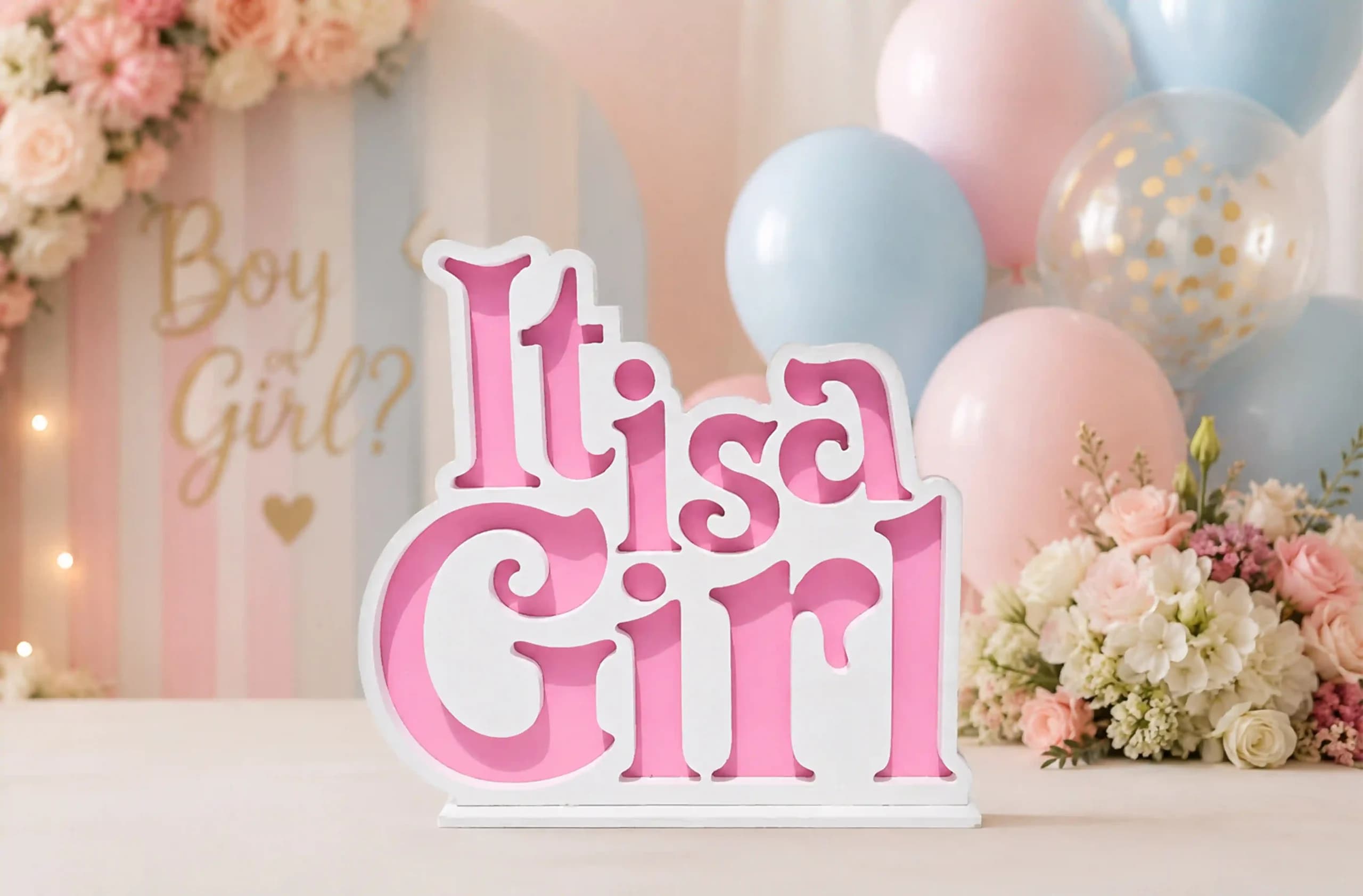 اکسسوری عکاسی دکور آتلیه استند its a girl — تصویر ۲
