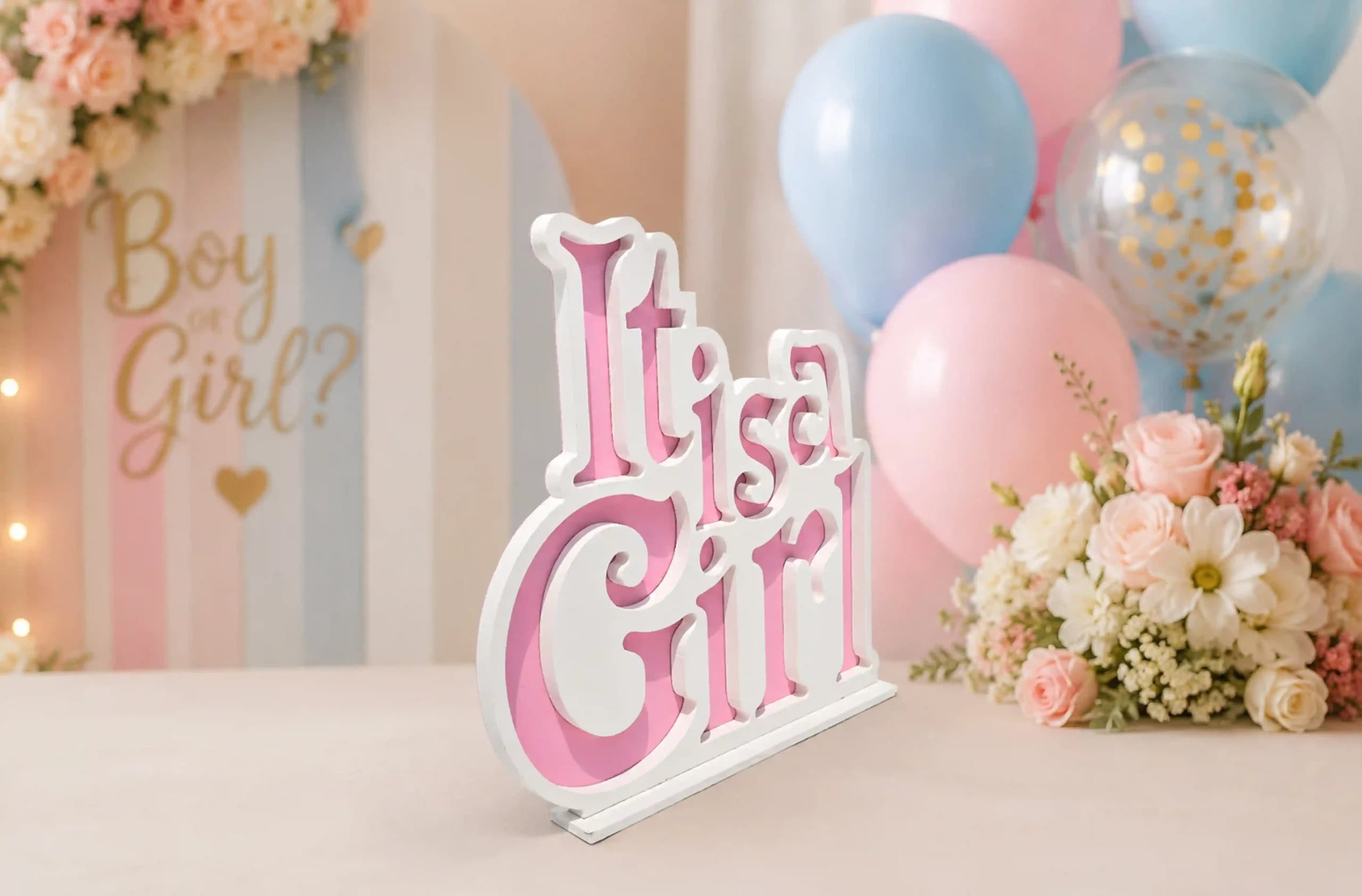 اکسسوری عکاسی دکور آتلیه استند its a girl — تصویر ۳