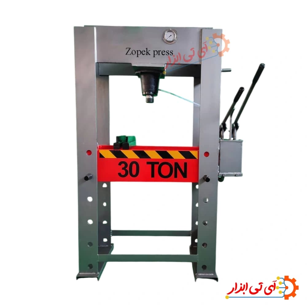 پرس هیدرولیک دروازه ای 30 تن زوپک مدل IT-1030 سفارشی — تصویر ۲
