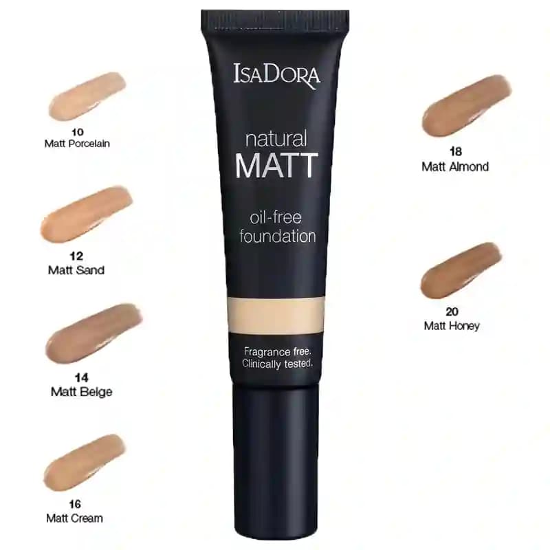 کرم پودر Natural Matt حجم 35میل ایزادورا — تصویر ۷