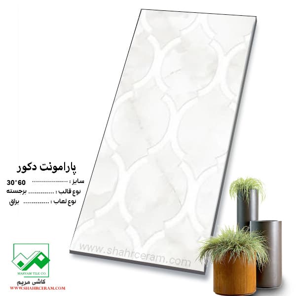 سرامیک پارامونت دکور 60*30 کاشی مریم