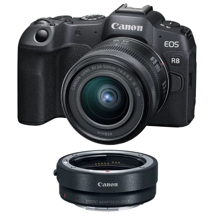 دوربین دیجیتال بدون آینه کانن مدل Canon EOS R8 RF 24-50mm F4.5-6.3 IS STM — تصویر ۶