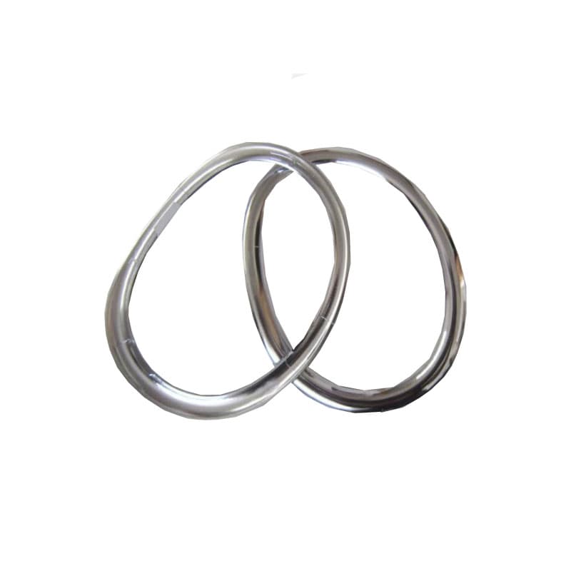 قاب طرح استیل دور پرژکتور پژو 206 مجموعه دو عددی کد 4114