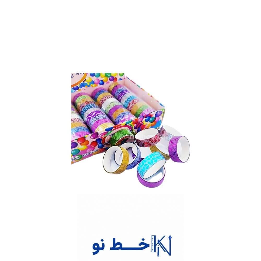 چسب نواری رنگی طرح دار — تصویر ۹