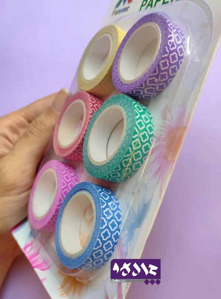 چسب نواری رنگی طرح دار — تصویر ۷