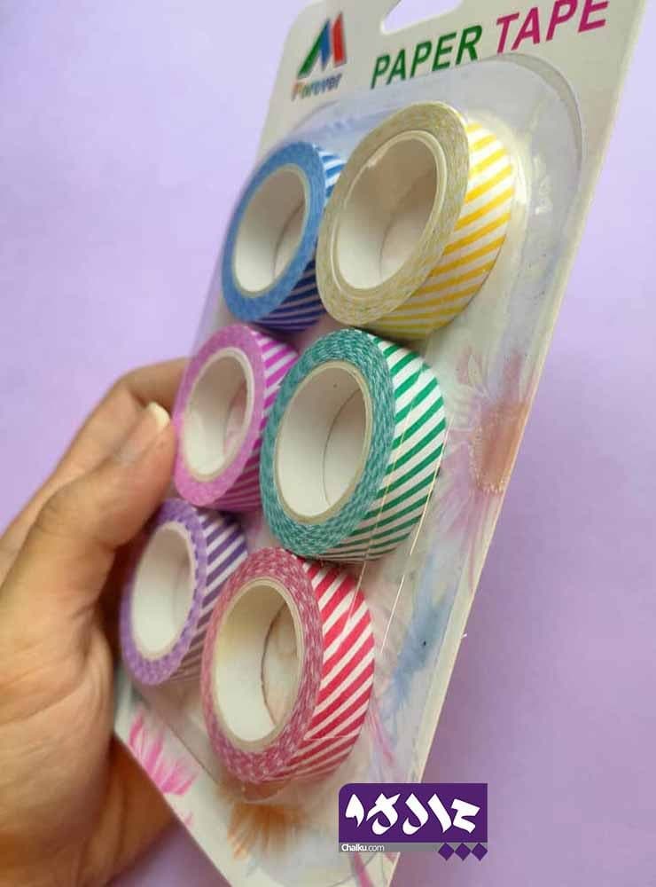 چسب نواری رنگی طرح دار — تصویر ۵
