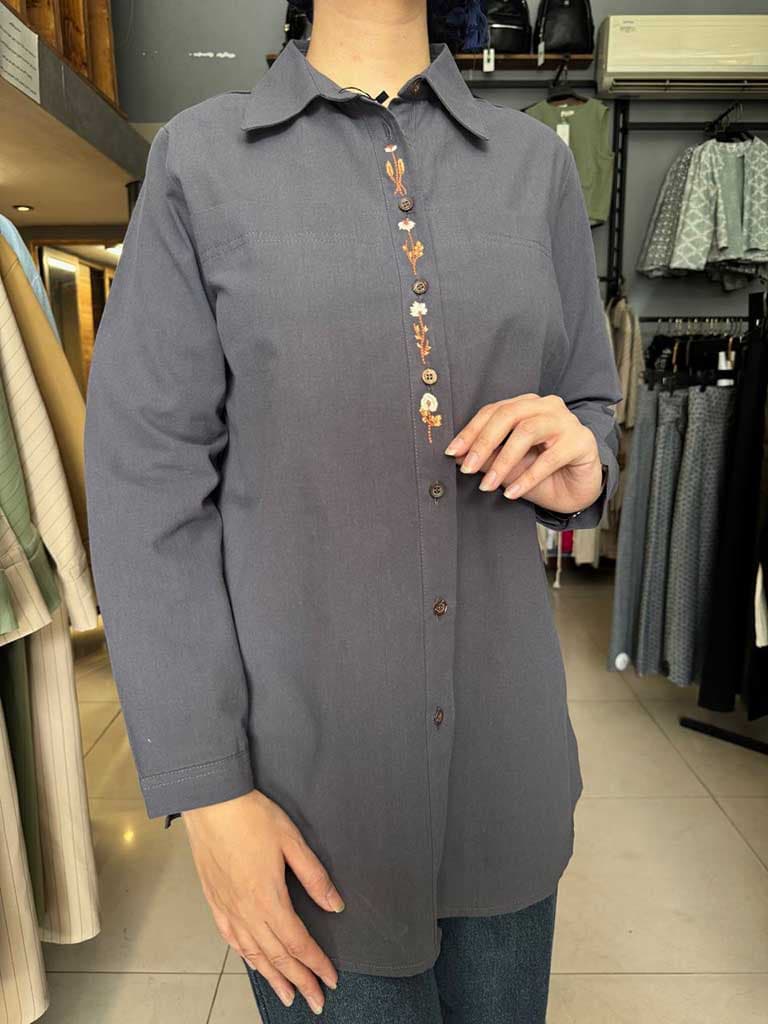 شومیز گلدوزی سایه کد 1155 — تصویر ۴