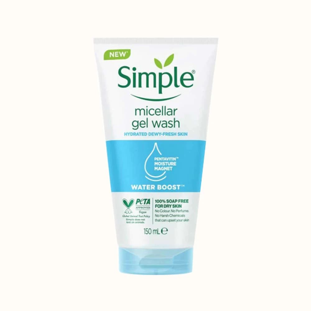 ژل شستشو صورت سیمپل مدل Micellar Water Boost مناسب انواع پوست
