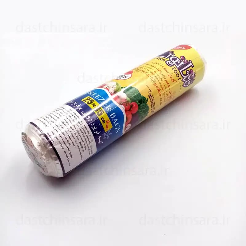 کیسه فریزر رولی 500 گرم ابعاد 25 در 35 شاتوت — تصویر ۲