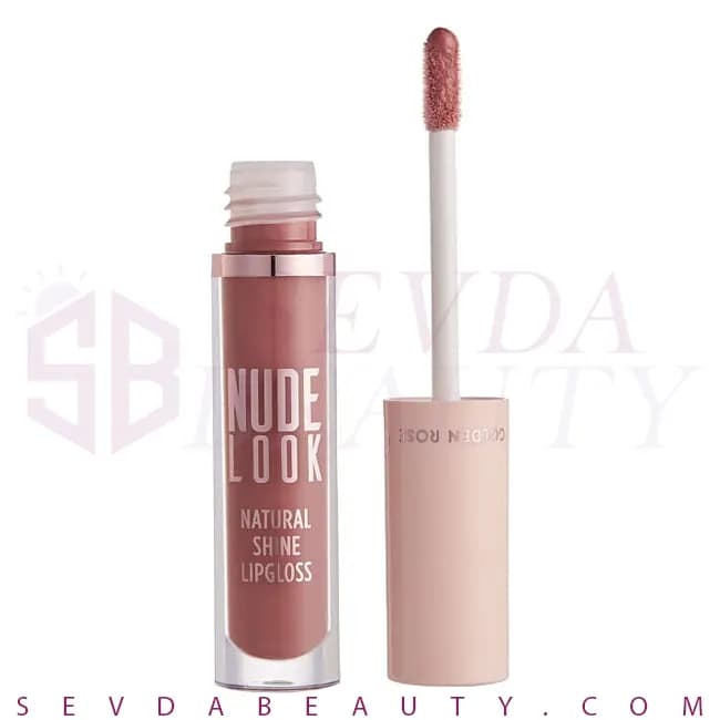 لیپ گلاس گلدن رز Nude Look شماره 04