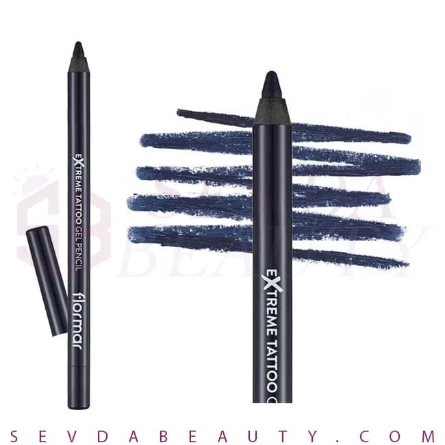 مداد چشم ژلی اکستریم تاتو فلورمار شماره 04 Instense Blue