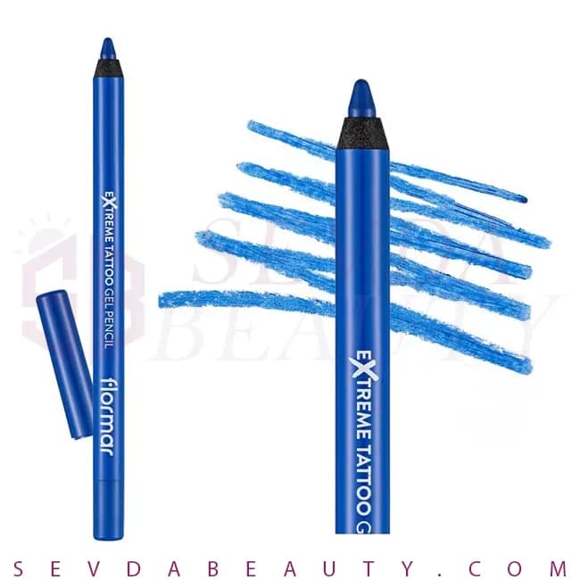 مداد چشم ژلی اکستریم تاتو فلورمار شماره 12 Blue