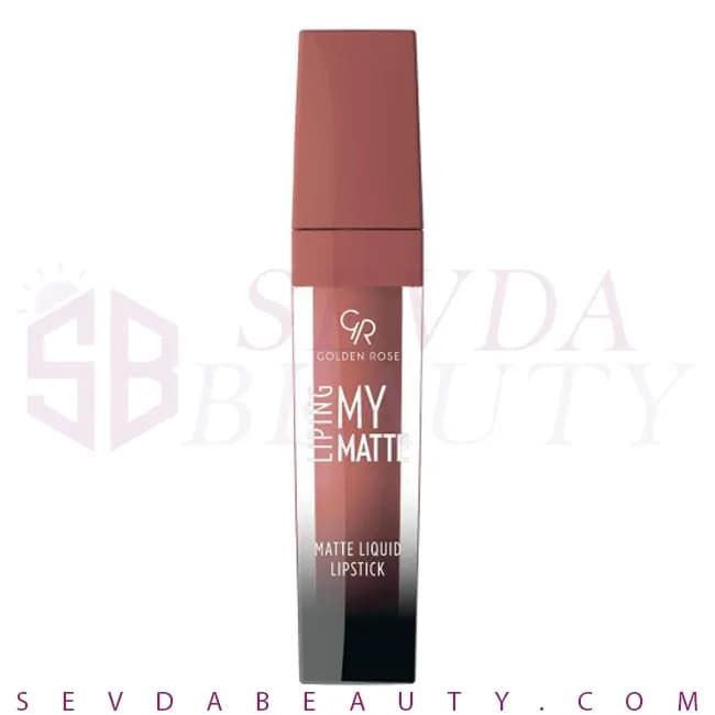 رژ لب مایع گلدن رز My Matte شماره 25
