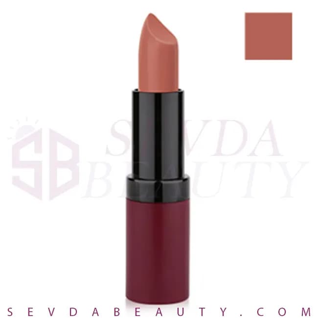 رژ لب جامد گلدن رز Velvet Matte شماره 27