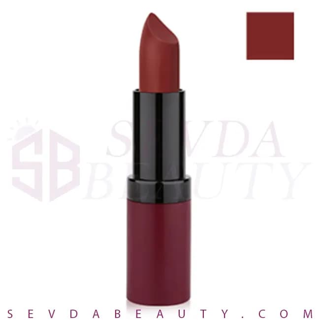 رژ لب جامد گلدن رز Velvet Matte شماره 22
