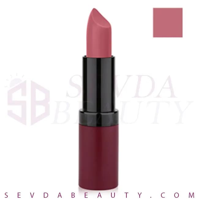 رژ لب جامد گلدن رز Velvet Matte شماره 12