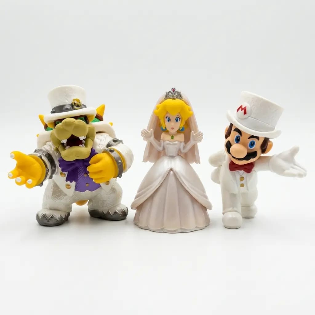 ست فیگور سوپر ماریو، پرنسس پیچ و باوزر | Super Mario