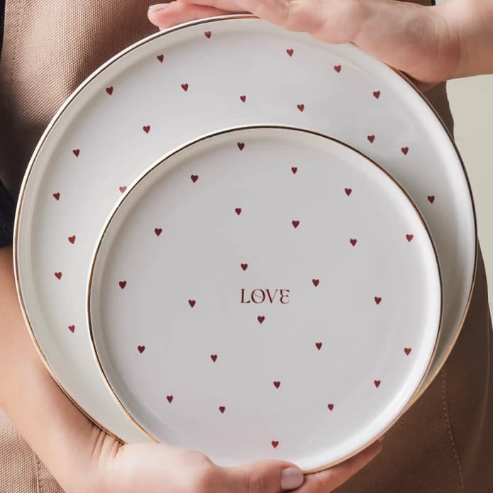 ست ظروف غذاخوری کاراجا 8 پارچه 2 نفره مدل Love — تصویر ۲