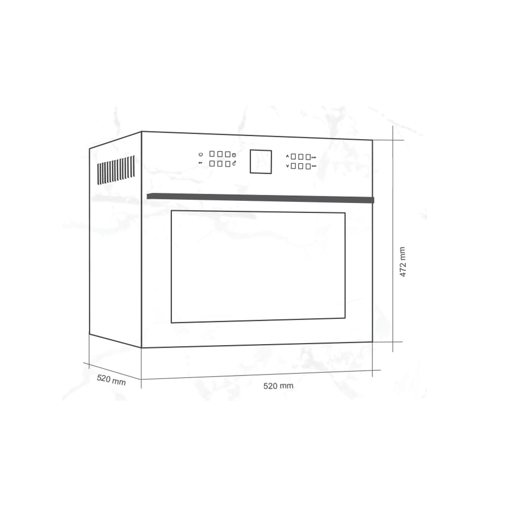 فر رومیزی برقی داتیس مدل DT-720 — تصویر ۲