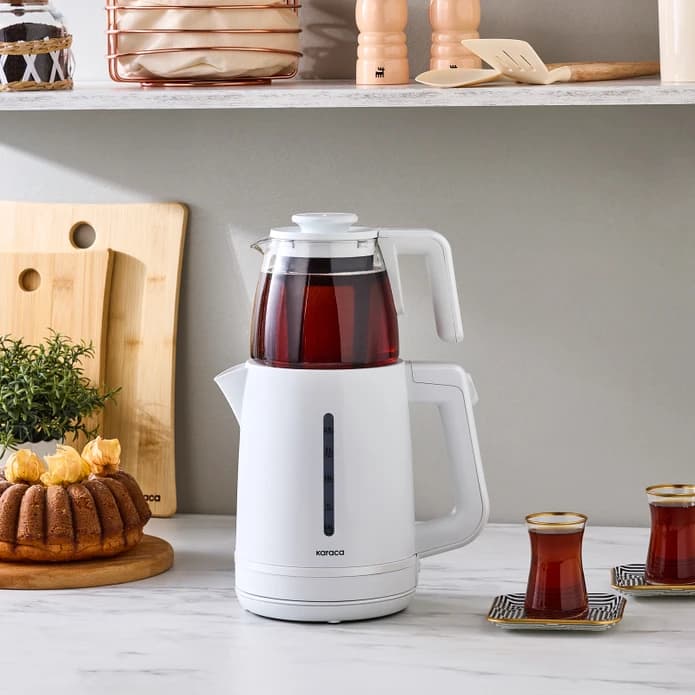 چاییساز برقی کاراجا مدل Maxi Tea سفید