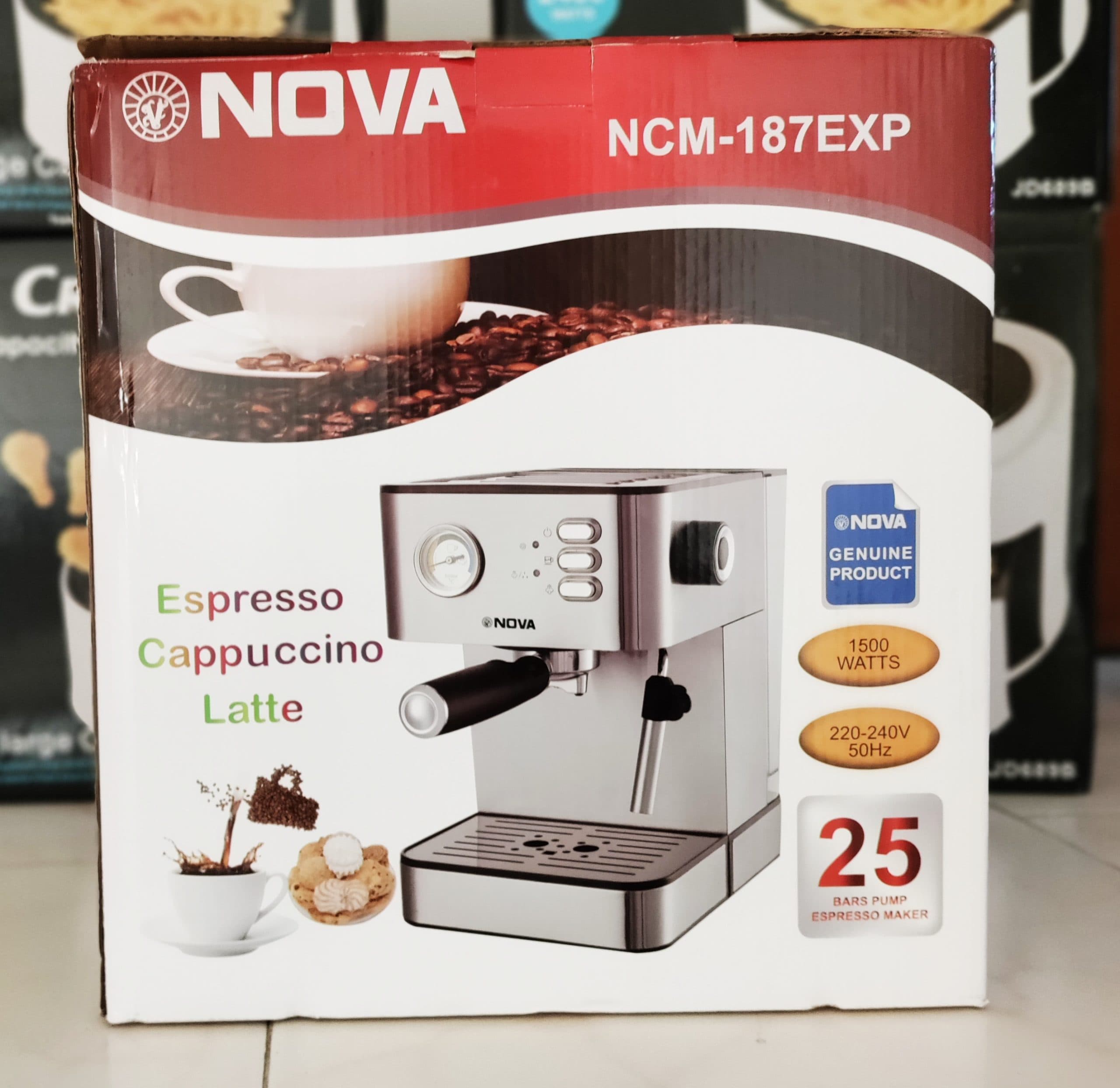 اسپرسو ساز نوا NOVA مدل 187 بار ۲۵