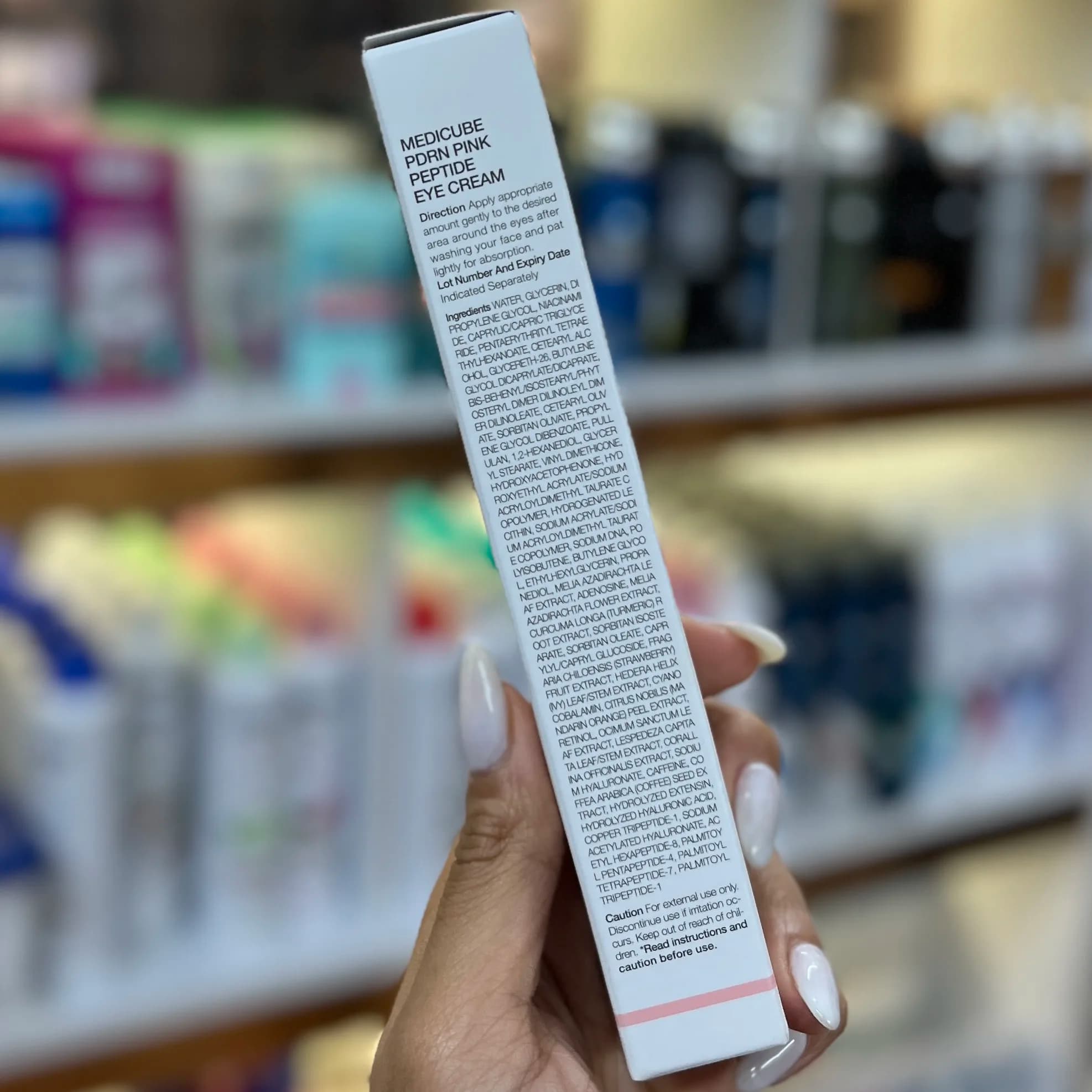 دور چشم مدی کیوب اورجینال Medicube PDRN Pink Peptide Eye Cream — تصویر ۹