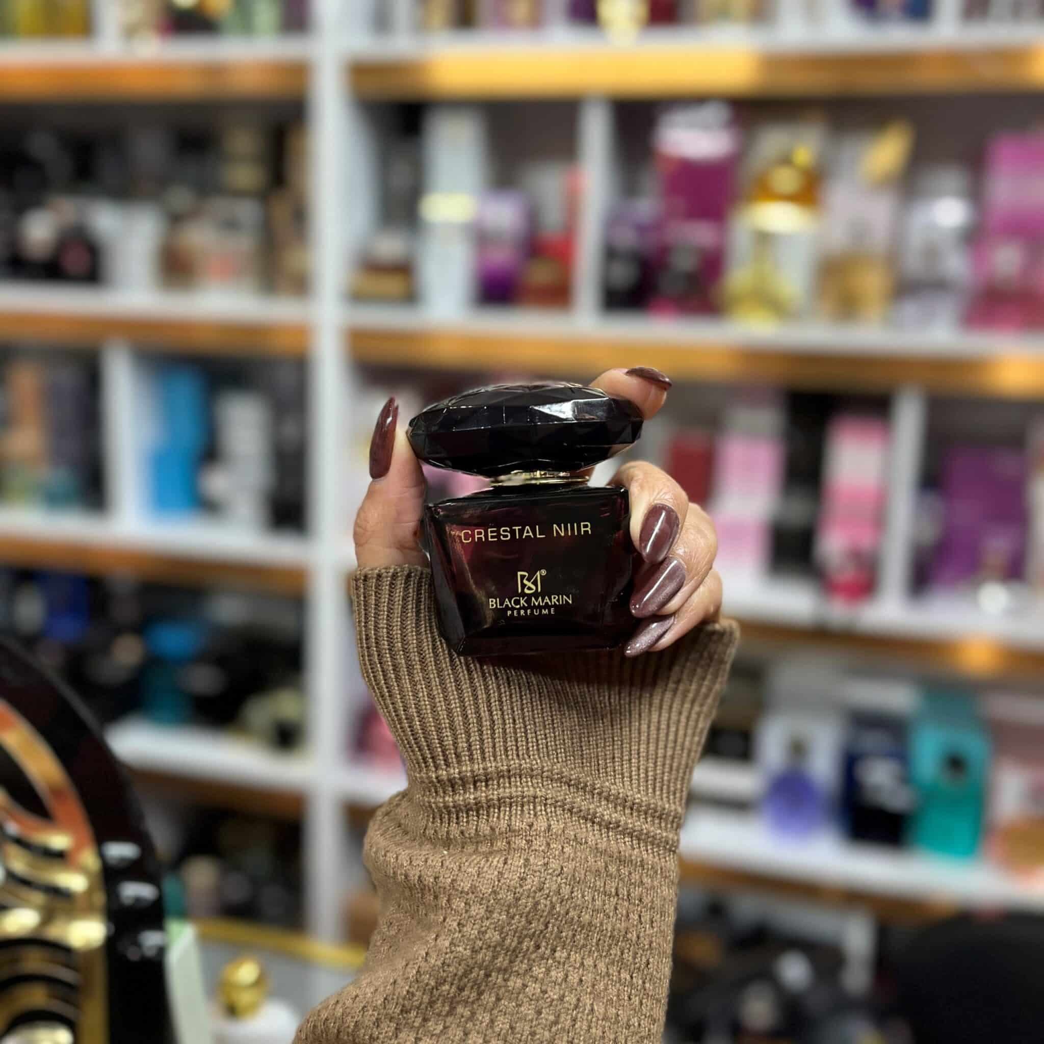 ادکلن مینی کریستال نویر 25 میل بلک مارین Crystal Noir