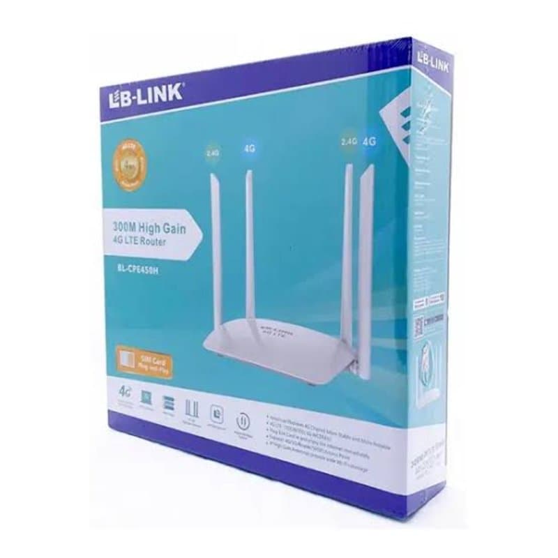 مودم سیم کارت خور چند کاره 4G ال بی لینک مدل BL-CPE450H (آکبند)