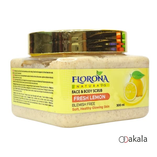 اسکراب شنی فلورونا FLORONA مدل لیمو حجم 300 میل — تصویر ۳