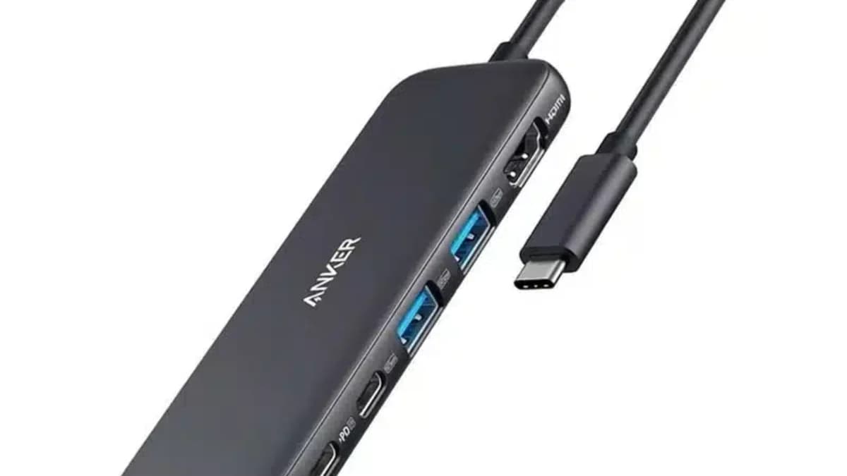 هاب USB-C انکر A8355 مدل 332، 5 پورت با HDMI 4K — تصویر ۵