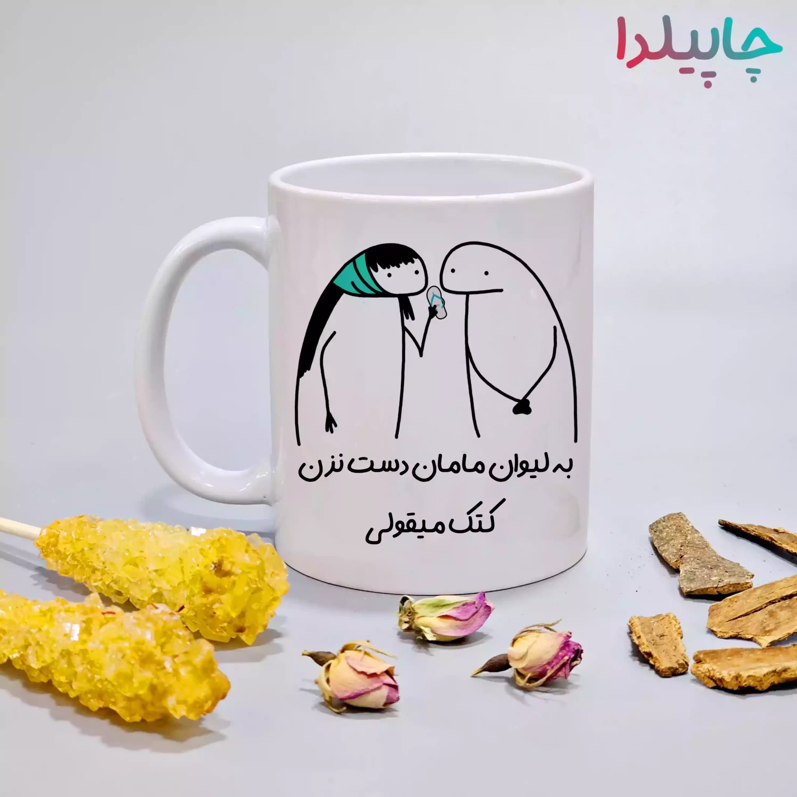 لیوان روز مادر طرح کتک