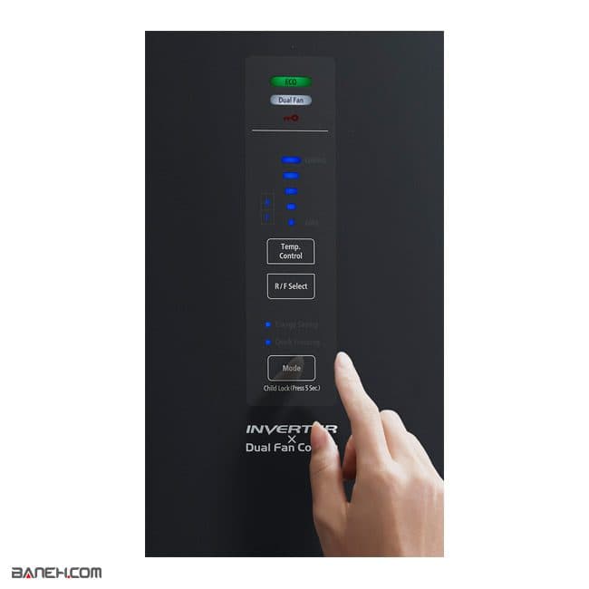یخچال پایین فریزر هیتاچی R-BG410 سیلور 20 فوت — تصویر ۳