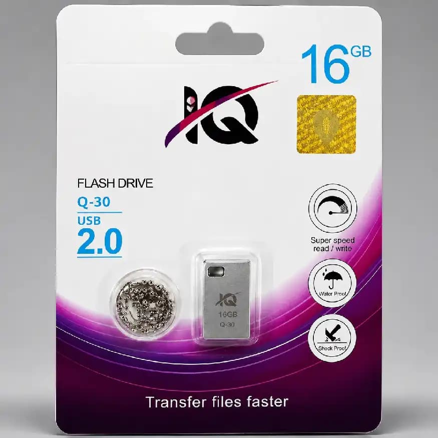 + قیمت فلش مموری IQ(16گیگ)مدل Q-30 — تصویر ۶