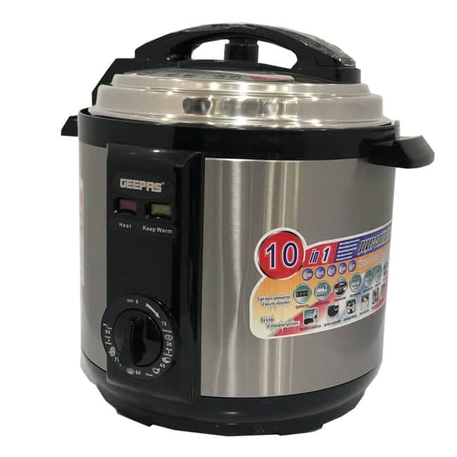 زودپز جی پاس برقی 1000 وات 6 لیتری GPC307-6L Geepas — تصویر ۲