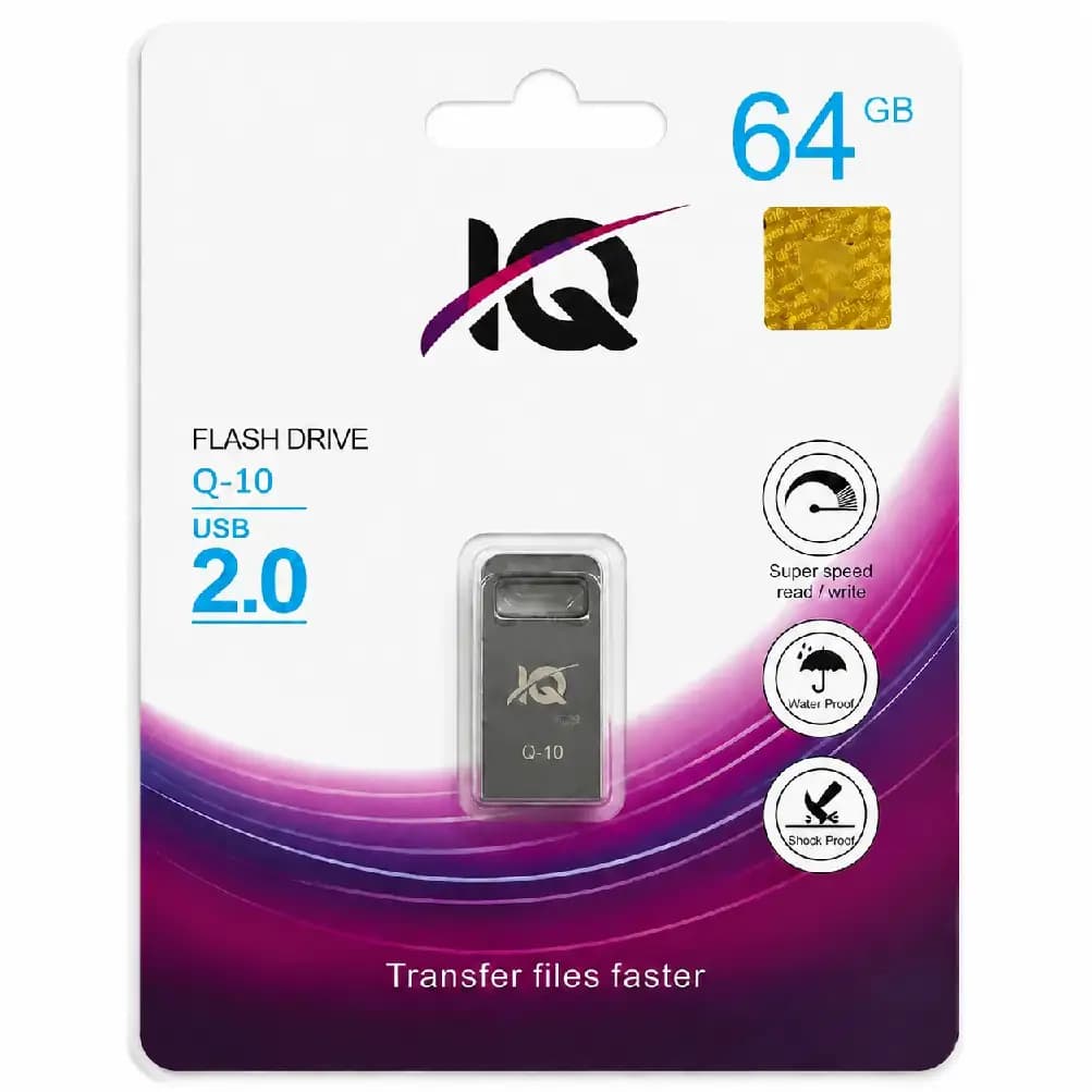 فلش مموری IQ( 64گیگ) مدل Q-10+فروش اقساطی — تصویر ۵