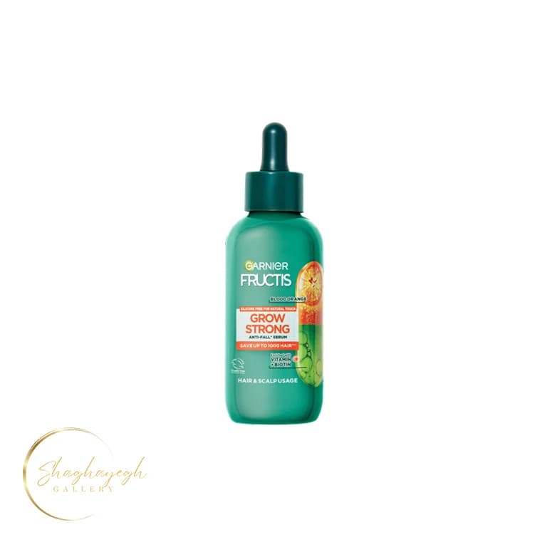 سرم ضد ریزش و تقویت‌کننده مو گارنیر فروکتیس گِرو استرانگ 100 میل Garnier Fructis Grow Strong Anti-Fall Serum