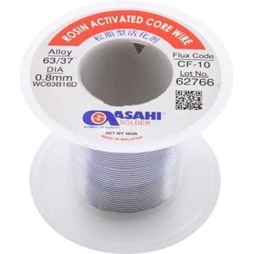 سیم لحیم ۵۰ گرمی آساهی ۰/۸mm ASAHI.
