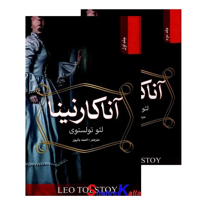 کتاب آناکارنینا اثر لئو تولستوی انتشارات ضامن آهو دو جلدی