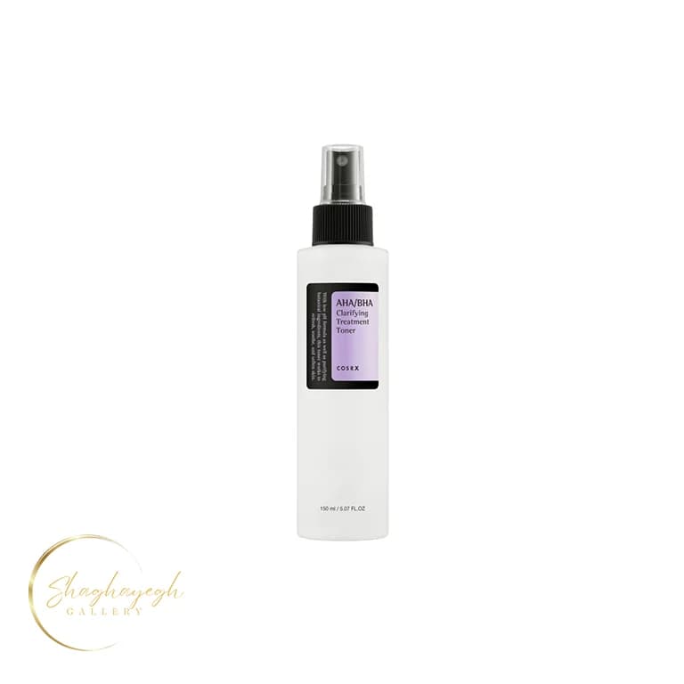 تونر درمانی پاک‌سازی AHA/BHA کوزارکس مناسب پوست چرب و جوش‌دار حجم ۱۵۰ میل COSRX AHA/BHA Clarifying Treatment Toner
