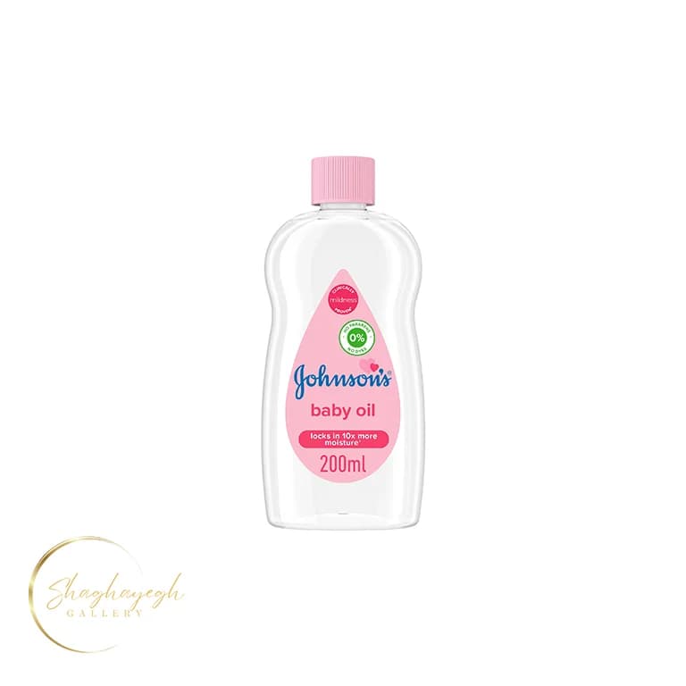 روغن بچه ملایم و مرطوب‌کننده پوست حساس جانسون ۲۰۰ میل Johnson’s Baby Oil — تصویر ۲