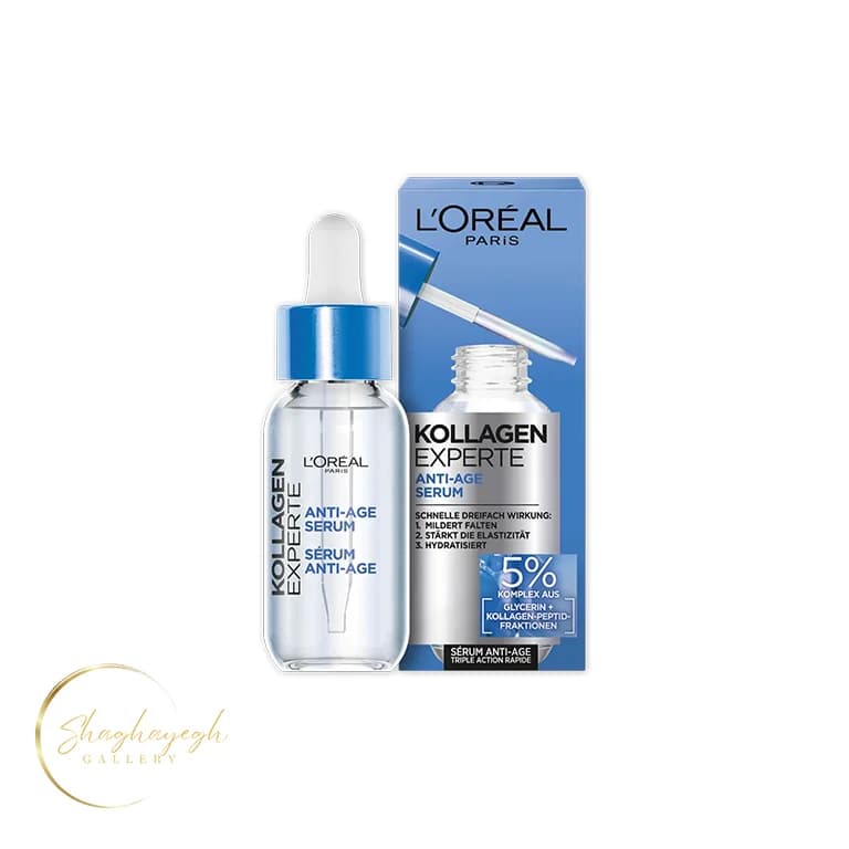 سرم ضدچروک و تقویت‌کننده کلاژن پوست لورآل L’Oréal Collagen Specialist حجم ۳۰ میل