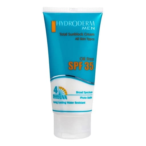 کرم ضدآفتاب آقایان هیدرودرم با SPF35 حجم 50 میلی لیتر