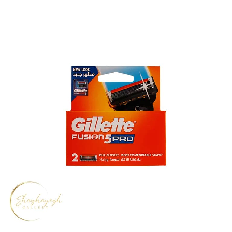 تیغ یدک ژیلت فیوژن ۵ پرو مدل Fusion5 Pro پک ۲ عددی Gillette Fusion5 Pro 2pcs