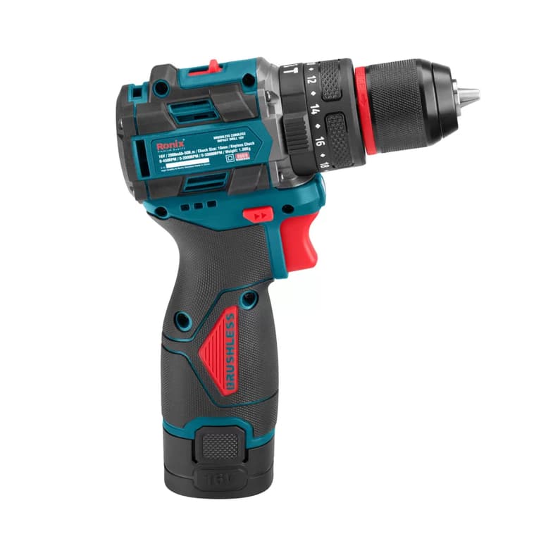 دریل شارژی رونیکس Ronix RS_8615 ظرفیت 16 ولت — تصویر ۳