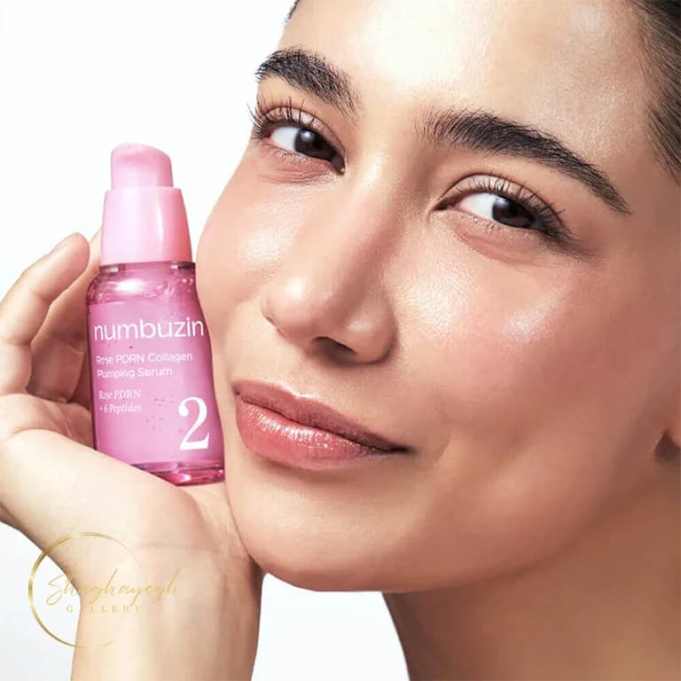 سرم کلاژن و PDRN رز شماره ۲ نامبوزین ۳۰ میل Numbuzin No.2 Rose PDRN Collagen Serum — تصویر ۳