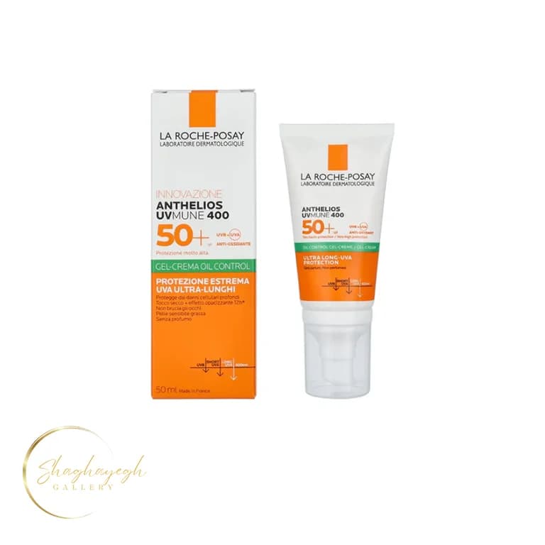 کرم ضدآفتاب لاروش پوزای ۵۰میل آنتلیوس UVMUNE 400 اویل کنترل SPF50+ — تصویر ۲